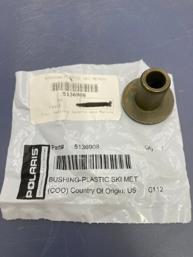Polaris 5136908 Plastic Ski Bushing Metric New Genuine