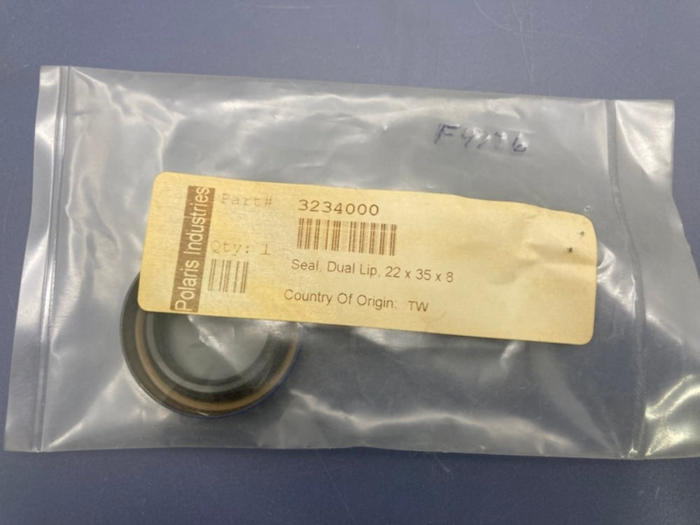 Polaris 3234000 Dual Lip Seal 22x35x8 New Genuine