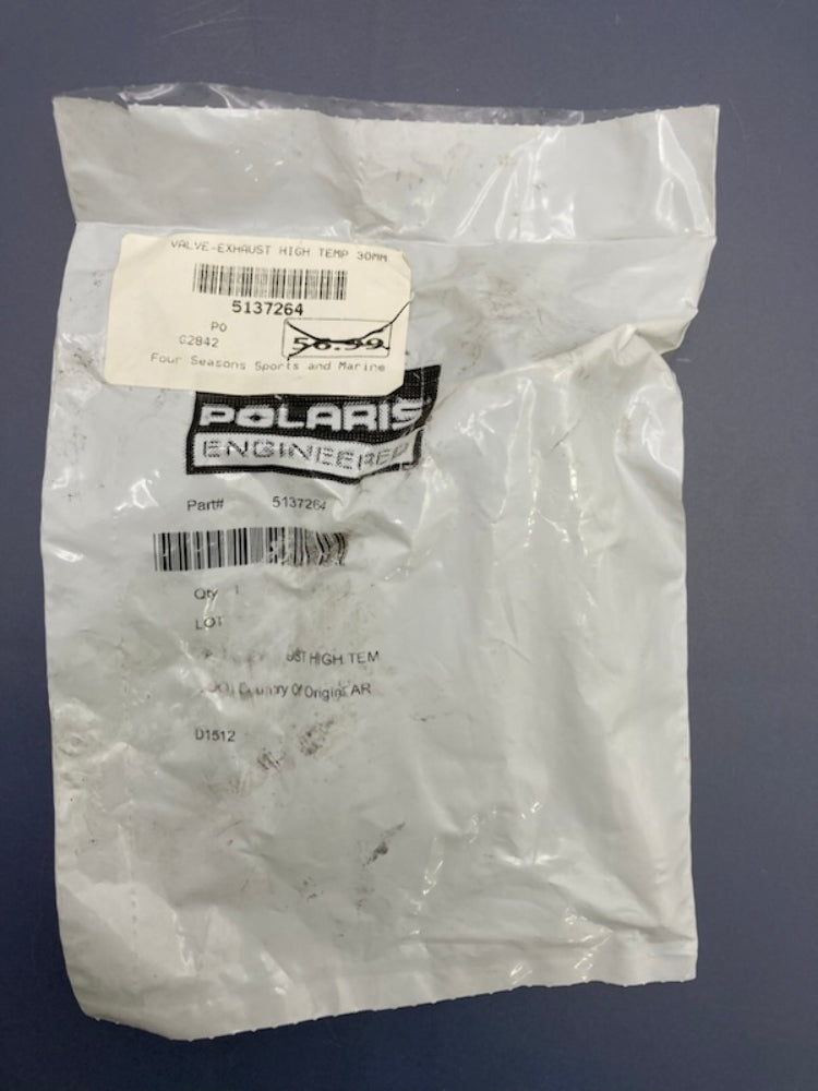 Polaris 5137264 Exhaust Valve 30mm New Genuine