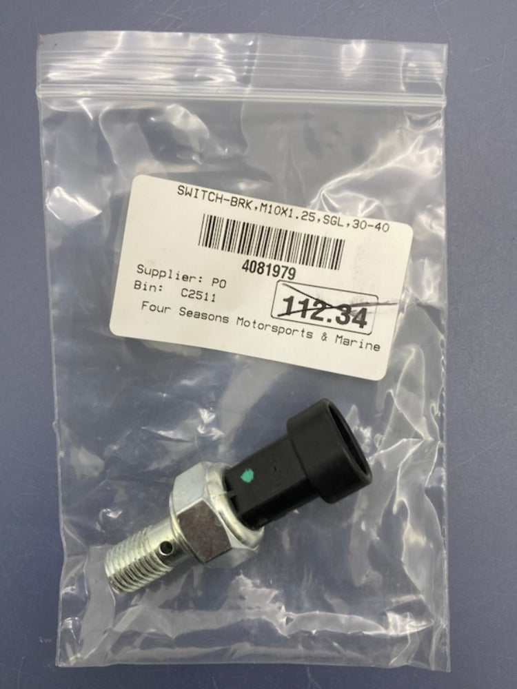 Polaris 4081979 Brake Switch M10x1.25 New Genuine