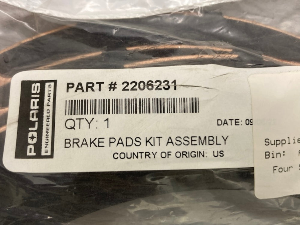 Polaris 2206231 Brake Pads Kit Assembly New Genuine