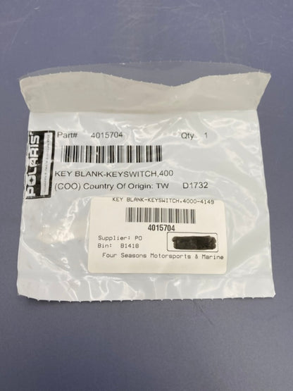 Polaris 4015704 Uncut Key Blank New Genuine