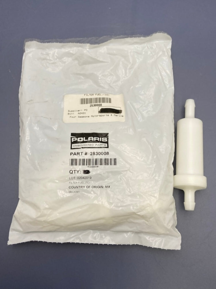 Qty 2 Polaris 2530008 Fuel Filter New Genuine