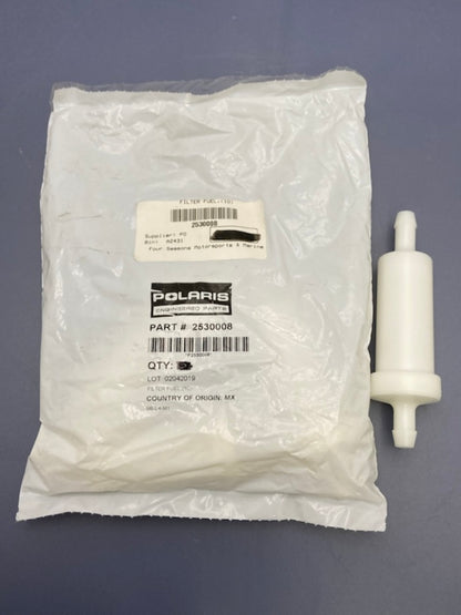 Qty 2 Polaris 2530008 Fuel Filter New Genuine
