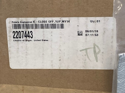 Polaris 2207443 K-Close, Off, 1Up, My14-15 New Genuine