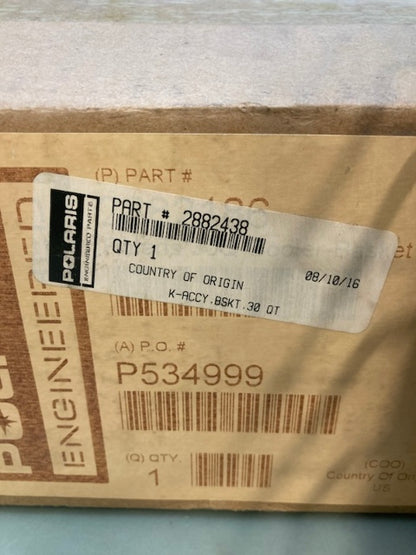 Polaris 2882438 K-Accy, Bskt, 30, Qt New Genuine