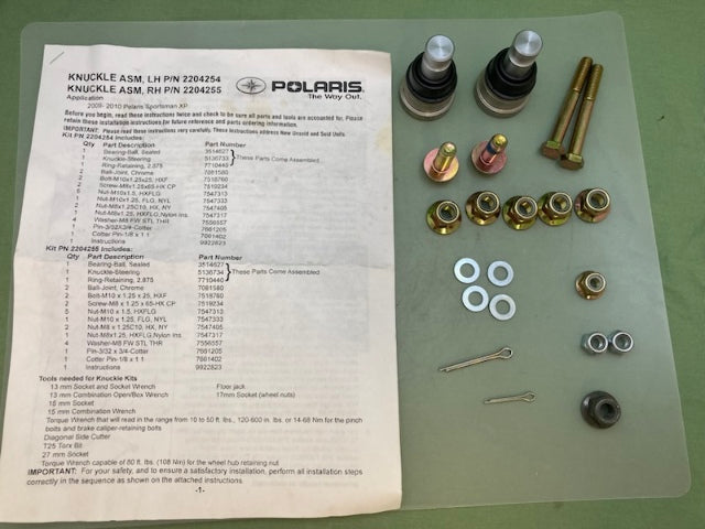 Polaris 2204255 Knuckle, Rh New Genuine