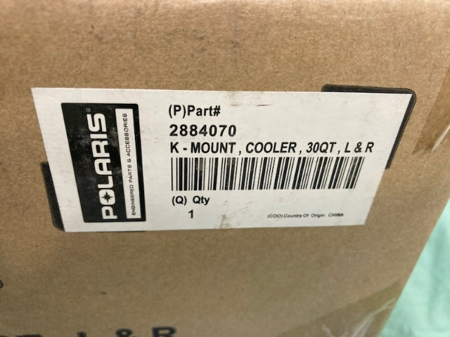 Polaris 2884070 K-Mount, Cooler, 30Qt, L&R New Genuine