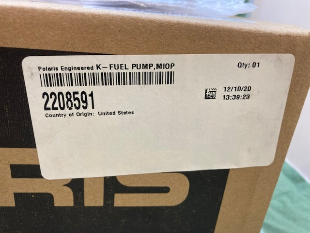 Polaris 2208591 K-Fuel, Pump, Miop New Genuine
