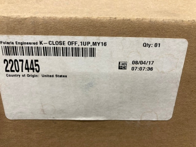 Polaris 2207445 K-Close, Off, 1Up, My16-17 New Genuine