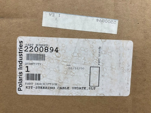 Polaris 2200894 Steering Cable Kit New Genuine