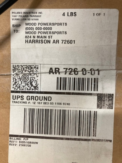 Polaris 2207756 Left Hand Door Power Regulator Hardware New Genuine