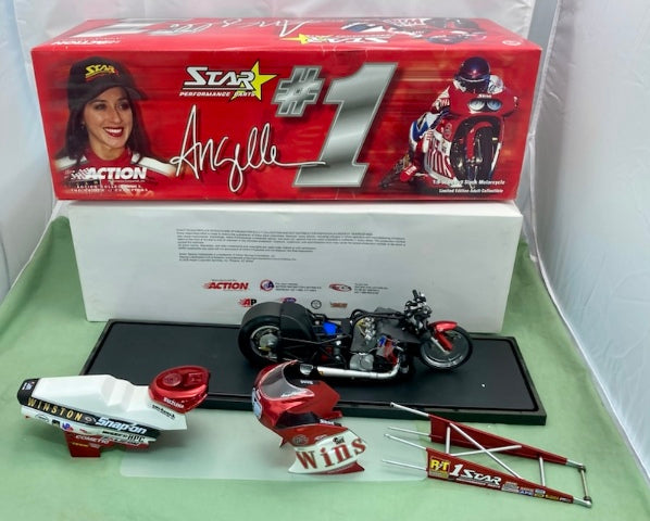 Action 1:9 Angelle Seeling Winston 2001 Pro Stock Bike 101353 New