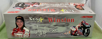 Action 1:9 Angelle Seeling Winston / Sliver 2001 Pro Stock Bike New