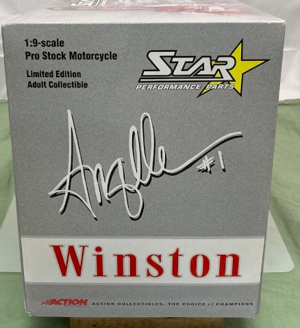 Action 1:9 Angelle Seeling Winston / Sliver 2001 Pro Stock Bike New