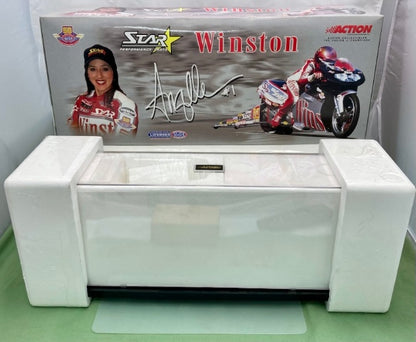 Action 1:9 Angelle Seeling Winston / Sliver 2001 Pro Stock Bike New