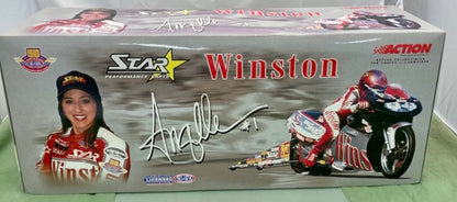 Action 1:9 Angelle Seeling Winston / Sliver 2001 Pro Stock Bike New