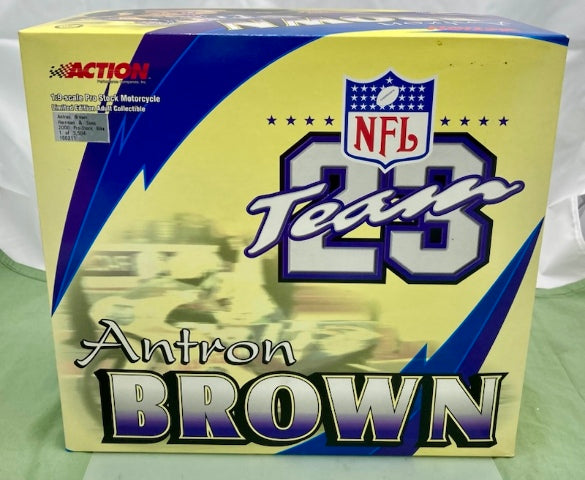 Action 1:9 Antron Brown Herrman & Son NFL Team 23 2000 Pro-Stock Bike New