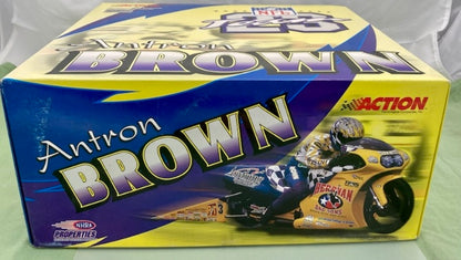 Action 1:9 Antron Brown Herrman & Son NFL Team 23 2000 Pro-Stock Bike New