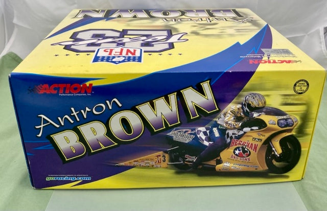 Action 1:9 Antron Brown Herrman & Son NFL Team 23 2000 Pro-Stock Bike New