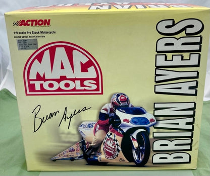 Action 1:9 Brian Ayers mac Tools 2000 Pro Stock Bike New