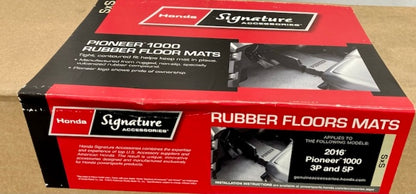 Honda 0SP63-HL4-101 Rubber Floor Mat Pioneer 1000 3P & 5P New Genuine
