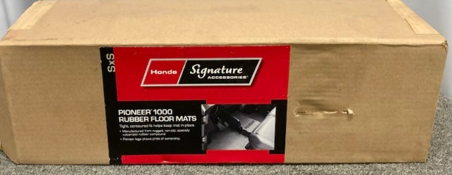 Honda 0SP63-HL4-101 Rubber Floor Mat Pioneer 1000 3P & 5P New Genuine