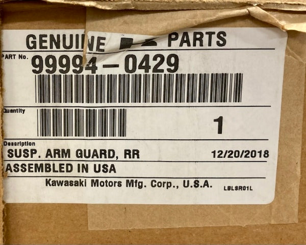 Kawasaki 99994-0429 KAF400/620/820/1000 Rear CV Guards New Genuine