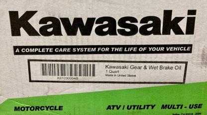 Kawasaki  K61030004B Gear & Wet Brake Oil 1 Quart New Genuine