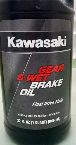 Kawasaki  K61030004B Gear & Wet Brake Oil 1 Quart New Genuine