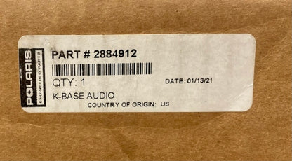 Polaris 2884912 K-Base Audio New Genuine