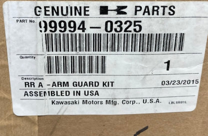 Kawasaki 99994-0325 A Arm Guard Plates New Genuine