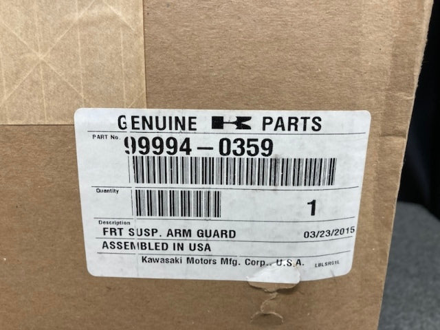 Kawasaki 99994-0359 A Arm Guard Plates New Genuine