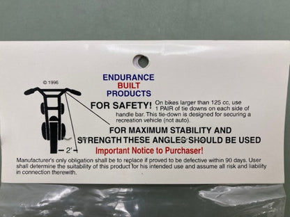 Adran Motorcycle Tie Down Assists Grey Unbranded New Genuine