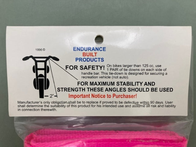 Adran Motorcycle Tie Down Assists Pink FDR Powersports Branded New Genuine