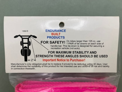Adran Motorcycle Tie Down Assists Pink FDR Powersports Branded New Genuine