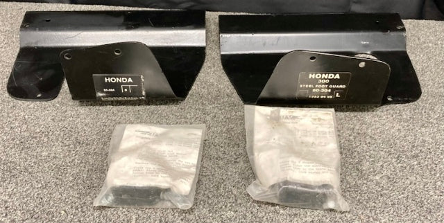 Honda Right 80-304/ Left 20-304 Steel Foot Guard Plates Genuine