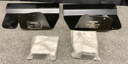 Honda Right 80-304/ Left 20-304 Steel Foot Guard Plates Genuine
