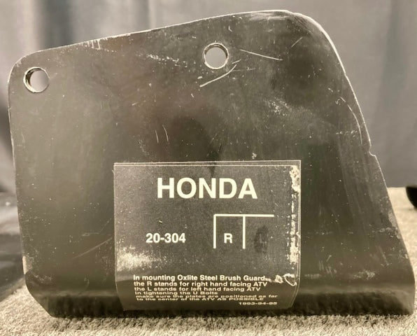 Honda Right 80-304/ Left 20-304 Steel Foot Guard Plates Genuine