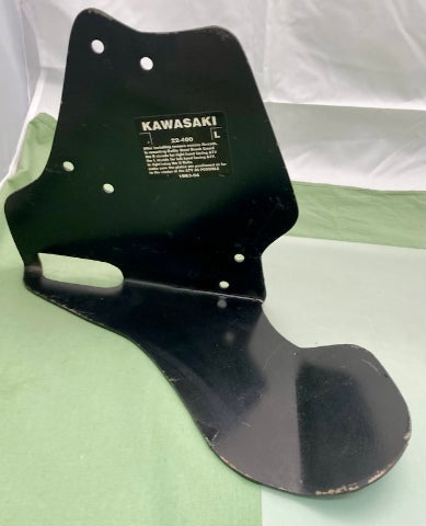 Kawasaki Right 22-400 / Left 22-400 Steel Foot Guard Plates, 92'-93' 400 4X4  Genuine