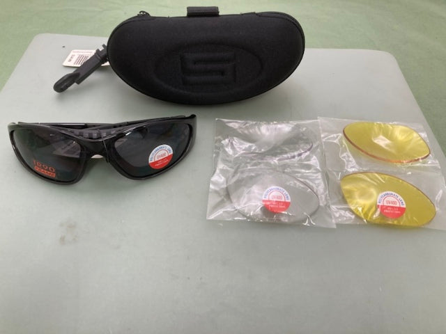 Sport Performance TR90 Motorcycle Glasses with Replacement Lenses New Genuine