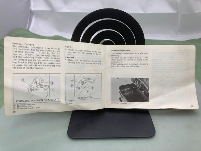 Honda 61MB9751 GL1100A Goldwing Aspencade Owner's Manual 1983 Genuine