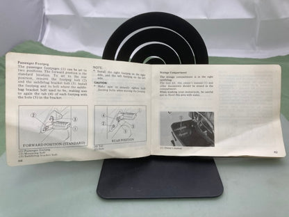 Honda 61MB9751 GL1100A Goldwing Aspencade Owner's Manual 1983 Genuine