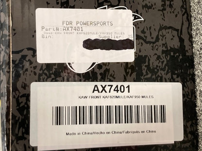 Wide Open AX7401 Kawasaki Front Axle KAF620MULE/KAF950 MULES New Genuine