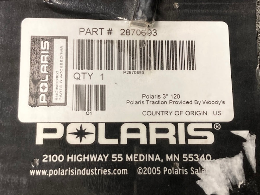 Polaris 2870693 Executive Carbide Skag (Wear Bar) New Genuine