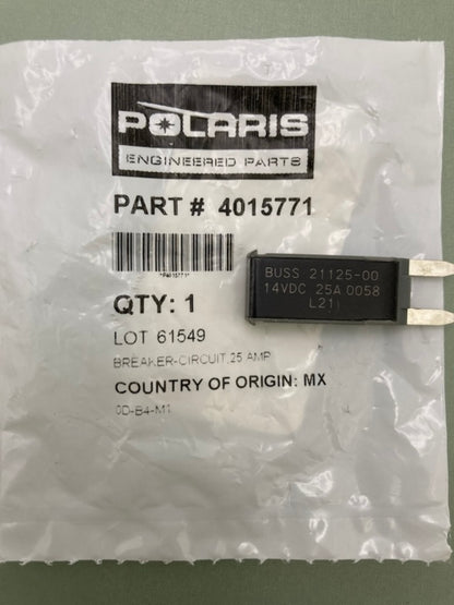 Polaris 4015771 25 AMP Circuit Breaker New Genuine