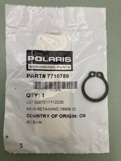 Qty 2 Polaris 7710786 Retaining Ring 18mm ID New Genuine