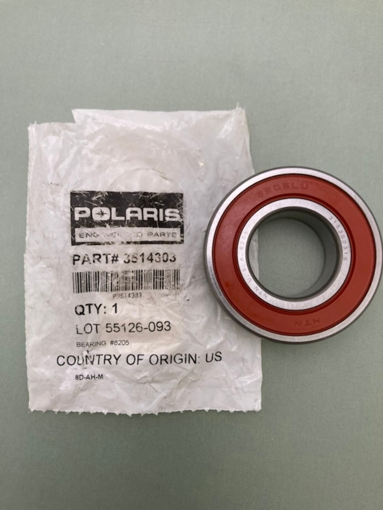 Polaris 3514303 Bearing #6205 New Genuine