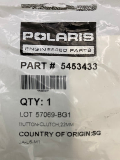 Polaris 5453433 Clutch Button 22mm New Genuine
