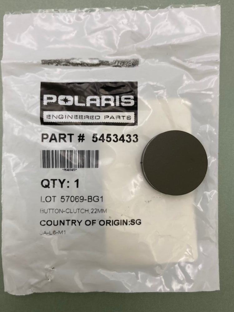 Polaris 5453433 Clutch Button 22mm New Genuine